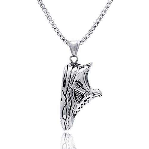 OYOWOOA Sport Shoe Necklace Stainless Steel Personalised Runnig Shoe Pendant, Gift for Runner