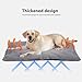 Self Heating Pet Pad Self Warming Cat Bed Soft Skin Friendly Dog Cat Heating Mat Portable Washable Thermal Pet Mat for Indoors Outdoors (Silver Gray XL)