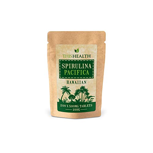 Spirulina Pacifica Hawaiian Tablets, 200 x 500mg, 100g