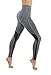 CodeFit Yoga Power Flex Dry-Fit Workout Leggings With Mesh Solid Color print Pants (S/M USA 0-6, BYL602-Gray)