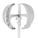 Moracle Aerogenerador Eolico Generador de Viento 12 V Generador de Turbina Eólica...