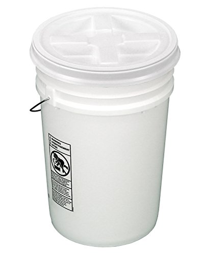 Bucket Kit, White 6-Gallon Bucket with White Gamma Seal Lid