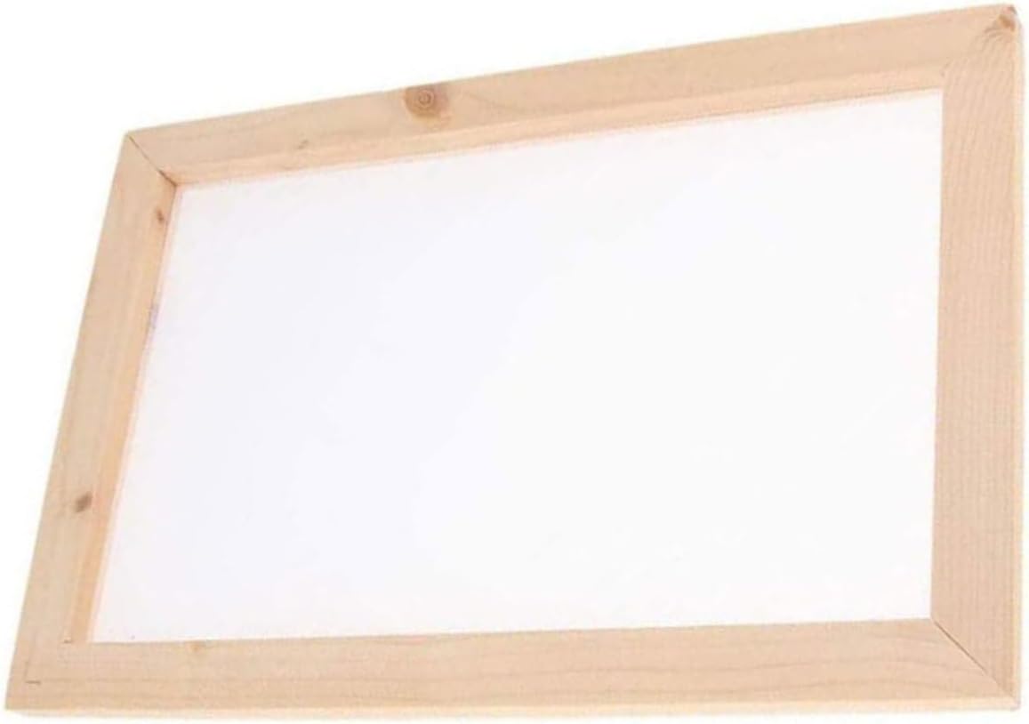 20x30cm Wooden Paper Making Mesh Frame Mould Screen Deckle Tool Kit for DIY Handmade Paper, Printing, Watermarking, Crafting and Art Projects