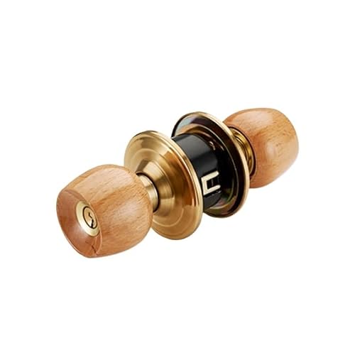 Mqpalzkd Wood Door Lock General Purpose Spherical Household Use Locks Indoor Bedroom Bathroom Old Fashioned Handles For Rooms