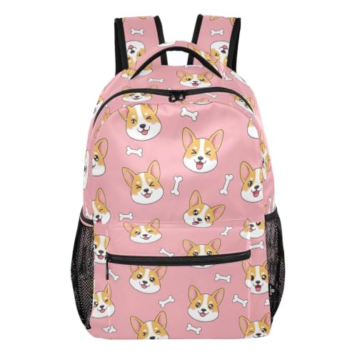 Sac à dos rose enfants léger pour soulager le dos à l'école S