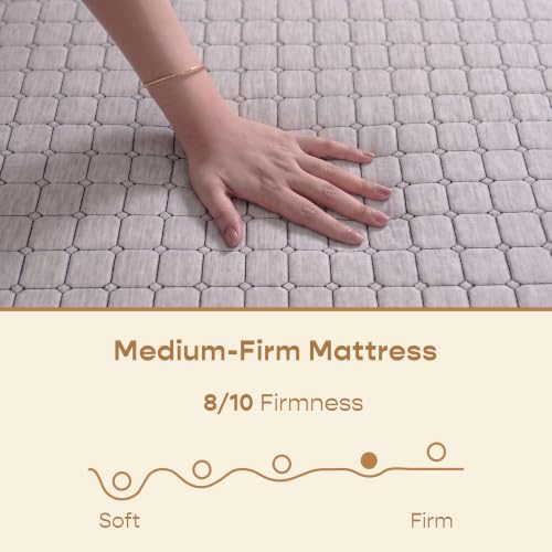 Image of SleepyCat Carbon Mattress | Charcoal-Infused Foam | King Size 78x72 inch, 5.0 inch Thick | Medium Firm | Carbon