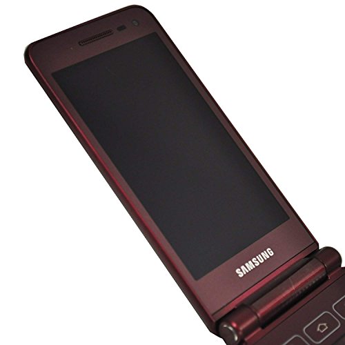Samsung Galaxy Folder 2 SM-G1650 16GB Flip Factory Unlocked 4G Smartphone - Wine Red/Burgundy