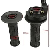 pocket quad gasgriff 125ccm Dirtbike Dirtbike Gasgriff Set für 22mm Lenker 125cc Dirt Bike Pit Bike Enduro Cross Roller ATV Quad NEU