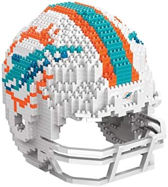 FOCO Unisex NFL 3D BRXLZ Puzzle Replica Helmet Set
