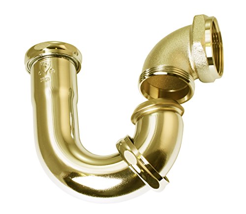 Westbrass LA Code P-Trap Polished Brass