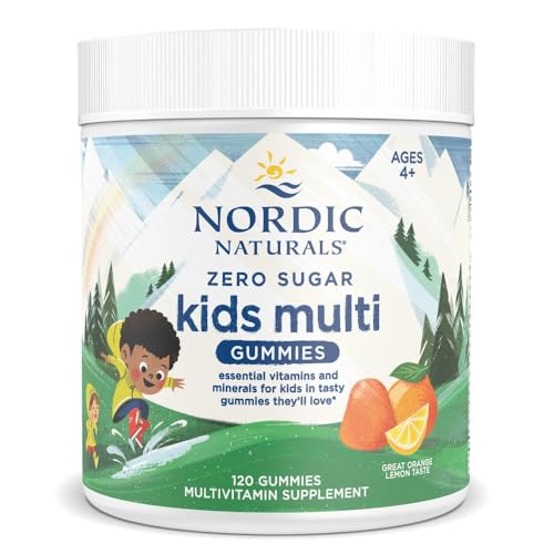 Nordic Naturals Zero Sugar Kids Multi Gummies, Ages 4+ - 120 Count - image 1