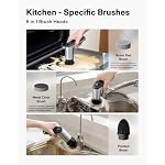 HOTO Grip™ Cordless Electric Spin Scrubber, IPX7 Waterproof, 6 Brush Heads - Image 4