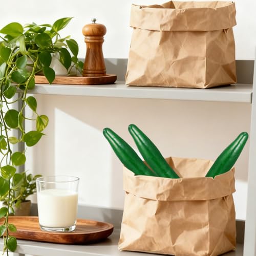 6 Stück Künstliche Gurke Soft PU Gurke Gemüse Dekoration Foto Requisiten Küche Home Party Festival Decor Realistische
