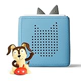 Toniebox 1 Audio Player Starter Set with Playtime Puppy - Listen, Learn, and Play with One Huggable Little Box - Light Blue