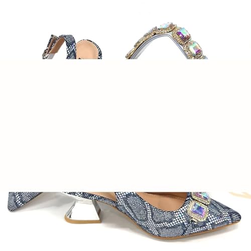 Women Nigerian Sandals Shoes And Bag Set Medium Heels Pumps Shoes And Bag To Match Set2