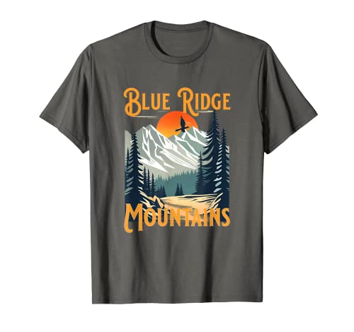 Vintage Blue Ridge Mountain Souvenir senderismo Camiseta