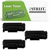 Contenu de la livraison et portée : 3 toners (3 x noir/noir avec environ 12 000 pages), données de portée à 5 % de couverture