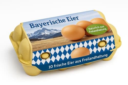 Bayrische Eier Freilandhaltung 10er (10 piece)