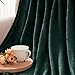 Exclusivo Mezcla Fleece Throw XL Blanket for Couch, Sofa, Super Soft and Warm Forest Green Blankets, All Season, Cozy, Plush, Lightweight, 50x70 Inches