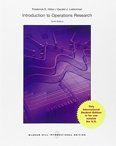 Introduction to Operations Research (Int'l Ed) by Frederick S. Hillier ...