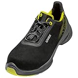  Uvex 68440 S2 SRC - Zapatos de seguridad (14 cm de ancho), color amarillo y negro, amarillo negro, 43 EU Weit