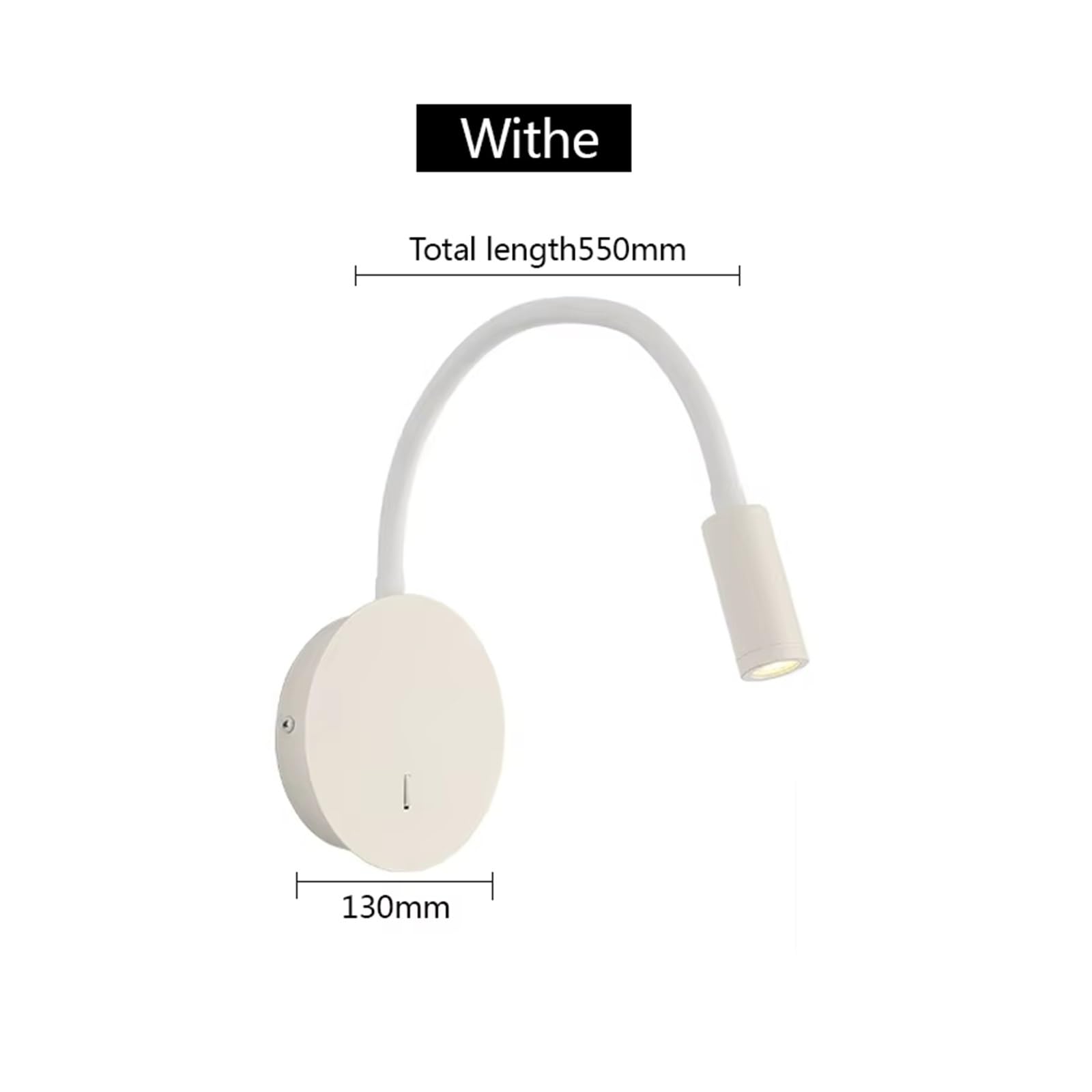Moderne LED Wand Lampe Hotel Nacht Lesen Lampe mit Schalter Schwarz Weiß Wand Licht