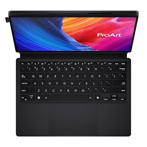 ProArt PZ13 OLED HT5306QA#B0D5RH8H2C, Notebook in alluminio con Monitor da 13.3" Glossy, Copilot+ PC, Processore Snapdragon® X Plus, RAM 16GB, 1TB SSD, Qualcomm® Adreno™ GPU, WIN 11 HOME, Nero - Notebook - Immagine 3