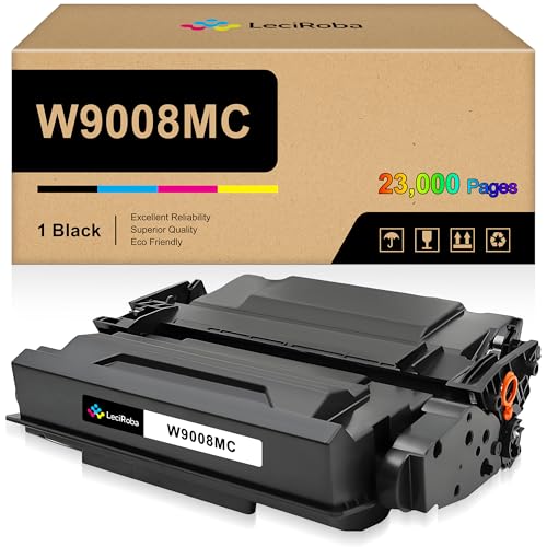 Toner HP W9008MC noir grand volume pour des impressions nettes et sans traces