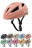 【SGマーク】【マグネットバックル】söpöta 自転車 ヘルメット SG規格 XXS/1～3歳 S/3～6歳 子供用 幼児 M/6歳以上 親子で被れる ソポタ SOP-CH (コーラルピンク, 新M (54～58㎝))
