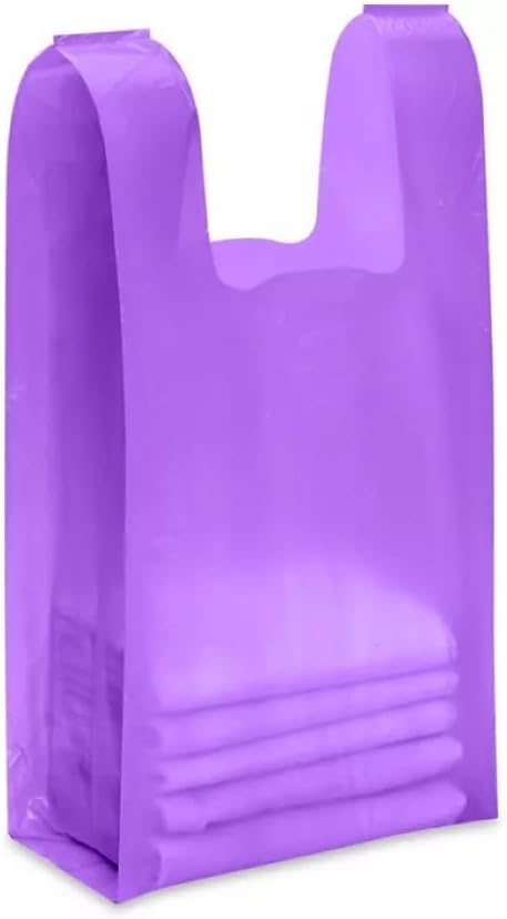 Leopard Print Shopping Bags with T-Shirt Handles – Plastic Animal Retail Bags for Boutiques, Apparel Stores, Salons, Gift Shops, Craft Fairs .48 Mil HDPE Disposable 11.5 x 6 x 21 in - 100 Pack