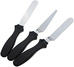 EVEN Cake Palette Knife, Stainless_Steel Icing Spatula, 3 Pieces Set Cake Knife Cream Icing Frosting Spatula Baking Kitchen Pastry Cake Decoration Tool. (3 PCS Knife, Set)
