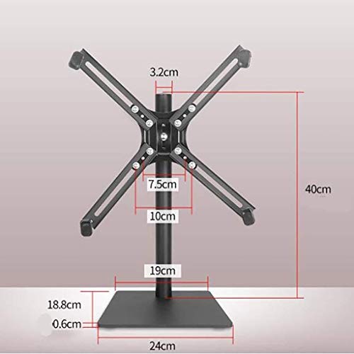 Soporte móvil para TV, base para pantalla LCD 19-27 pulg miniatura 5