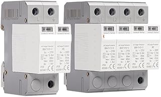 SPD Type T1+T2 House Lightning Surge Protective Device Protector Arrester Protection 2P 4P 1P+NPE 3P+NPE EKU5 BIANMTSW(T1-T2 1PN (1P NPE))