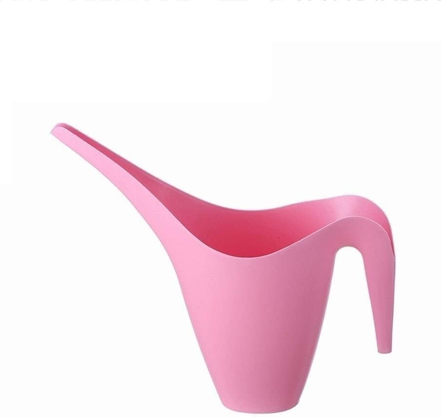 Watering Can 1.8L Long Mouth Watering Can Creative Large Capacity Watering Can Family Garden Watering Tool Decorative Watering Can(Pink)