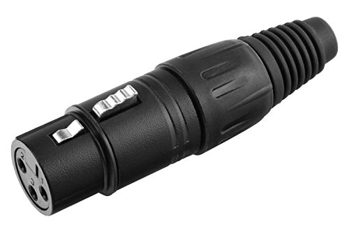 Pronomic XFXM PLUG Black XLR stekkerset female/male - 2 x set van 5 stuks - Image 3