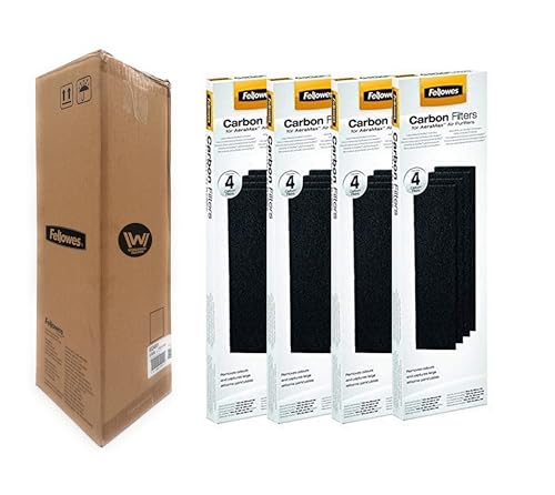 Image of worldwidetrades genuine replacement for Fellowes AeraMax 100, AeraMax 90, AeraMax DX5 Air Purifier Authentic Carbon Replacement Filters - pack of 16 (9324001)