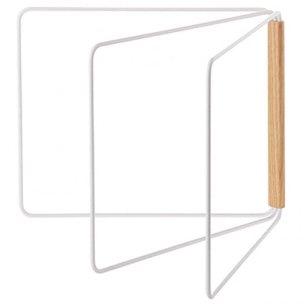 Soporte para paños de cocina plegable con 3 brazos giratorios para secado rápido