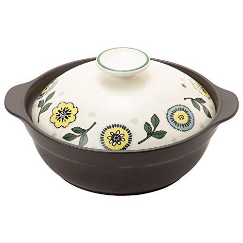 TAMAKI 土鍋 サーマテック 4-5人用 クッカ 直径32.5×奥行28.5×高さ16cm IH・直火・電子レンジ・オーブン対応 T-781678
