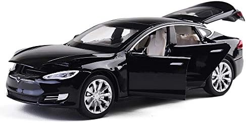 Toy Car Model S Alloy Model Cars Pull Back Vehicles 1/32 Scale Car Toys for Toddlers Kids (Black)