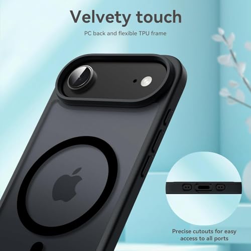 Image of EGOTUDE Frosted Case for iPhone (iPhone Air) Black