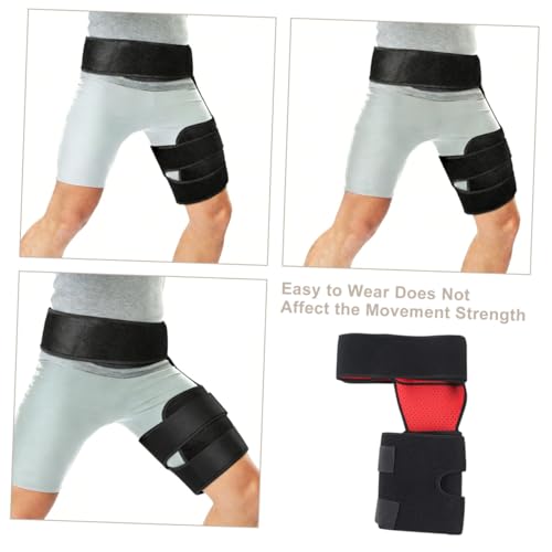 Faja de Protección para Cadera Ajustable Negro para Soporte Muscular miniatura 5
