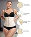 Waist Trainer for Women Latex Underbust Waist Cincher Corset, Tummy Control Corset Sport Girder Hourglass Body Shaper, Small, Beige