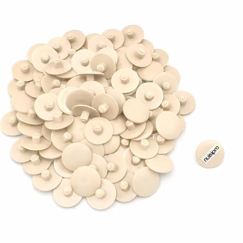 NUISIPRO Bouchons pour injecteurs Bois Ø 9,5 mm – Lot de 100 – Protection et Finition – Couleur Beige