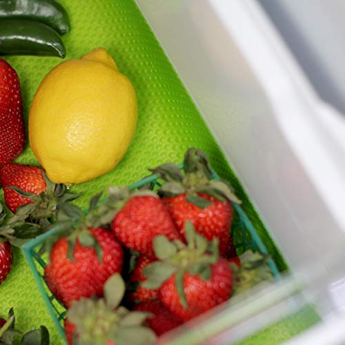 Grand Fusion Fresh Fruits Refrigerator Drawer Liner, Fridge Liners, Keep Your Produce Fresh And Juicy, Easy-To-Clean, Green, Pack Of 2 #TOP6
