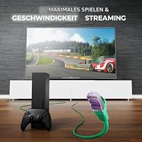 deleyCON 5m CAT7 Netzwerkkabel RJ45 10 Gigabit SFTP PiMF - Grün – Ansicht 4