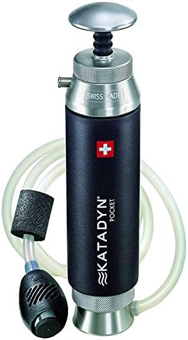 Katadyn Pocket Water Filter for Backpacking, Group Ca...