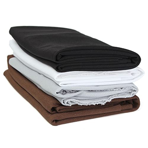 Toile Acoustique Socobeta Haut-Parleur Mesh Tissu 1.7mx0.5m Stéréo Gille Tissu Haut-Parleur Grill Tissu Housse De Protection Anti-poussière(Noir Tissu Acoustique