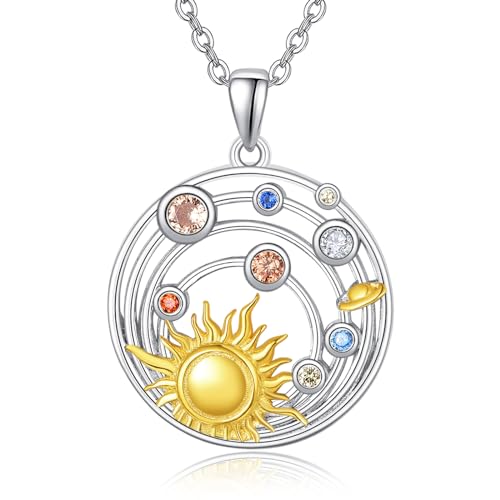 Solar System Necklace for Women