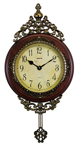 Victorian Style Ornate Pendulum Wall Clock