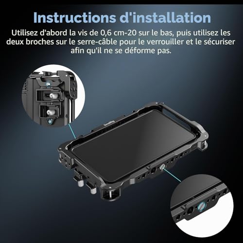 Cage Atomos Shinobi II pare-soleil protection ecran SmallRig 5030